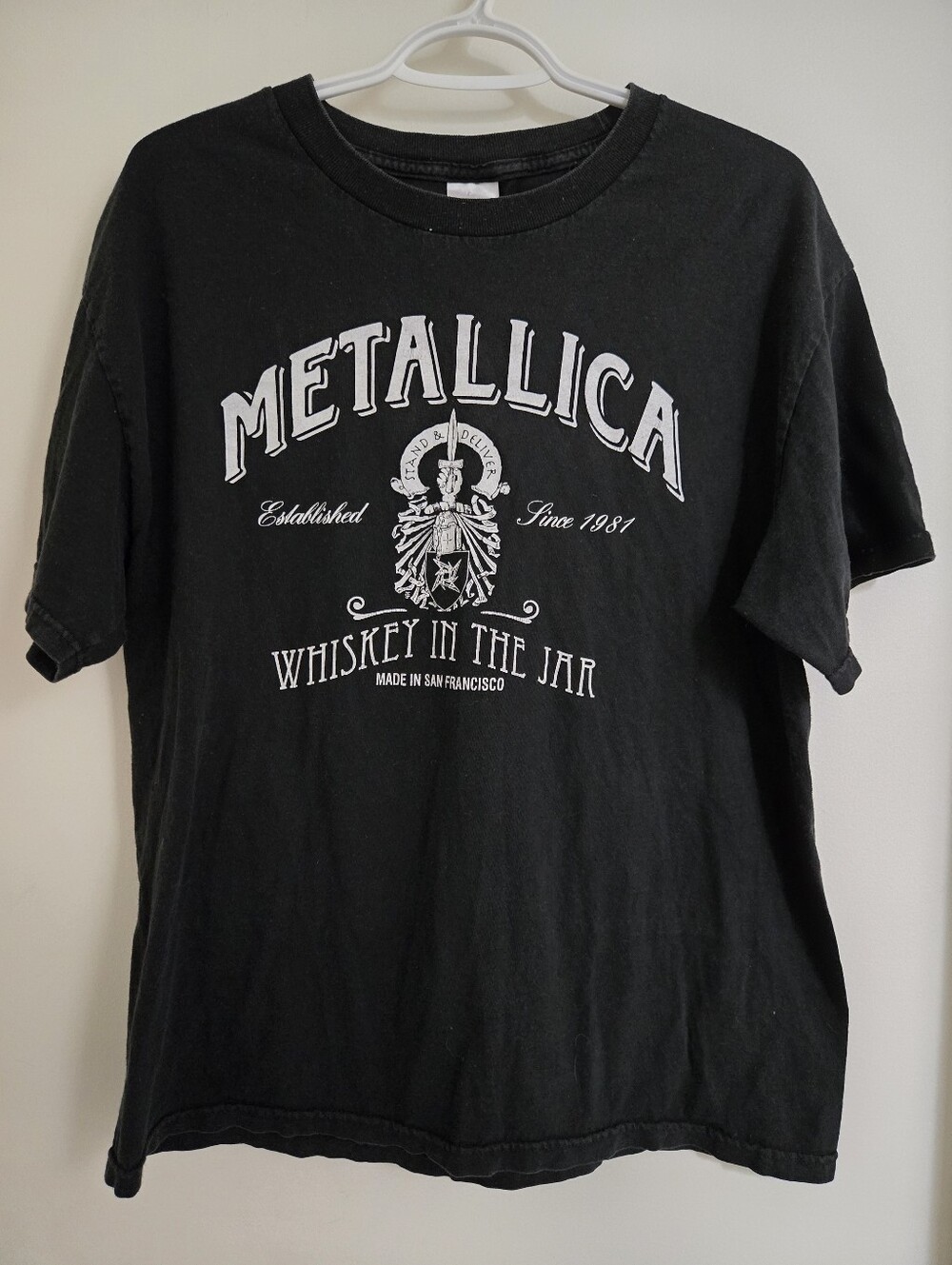 Mens Metallica Band TShirt - L